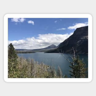 Lake in Glacier National Park Sticker